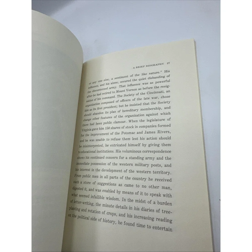 George Washington: A Brief Biography by William‎ MacDonald 1973 Historical Book